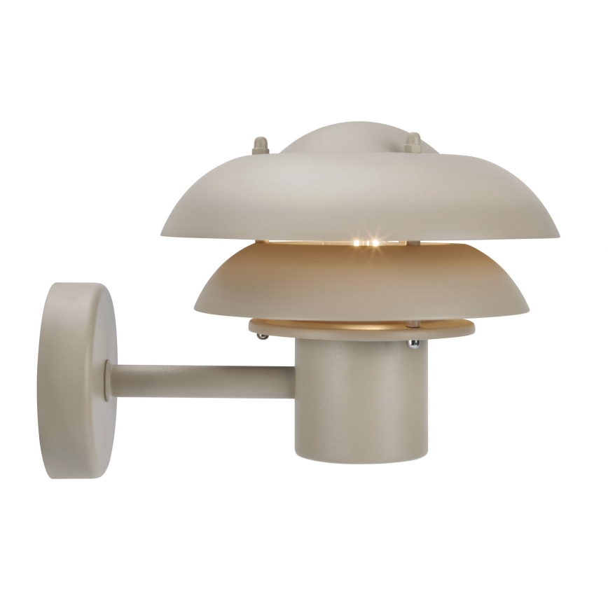 Nordlux - Āra sienas lampa KURNOS 1xE14/12W/230V IP54 bēša