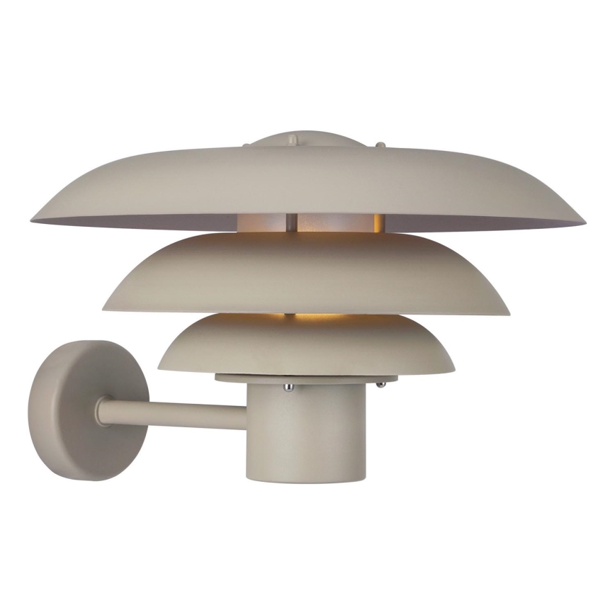 Nordlux - Āra sienas lampa KURNOS 1xE27/20W/230V IP54 bēša