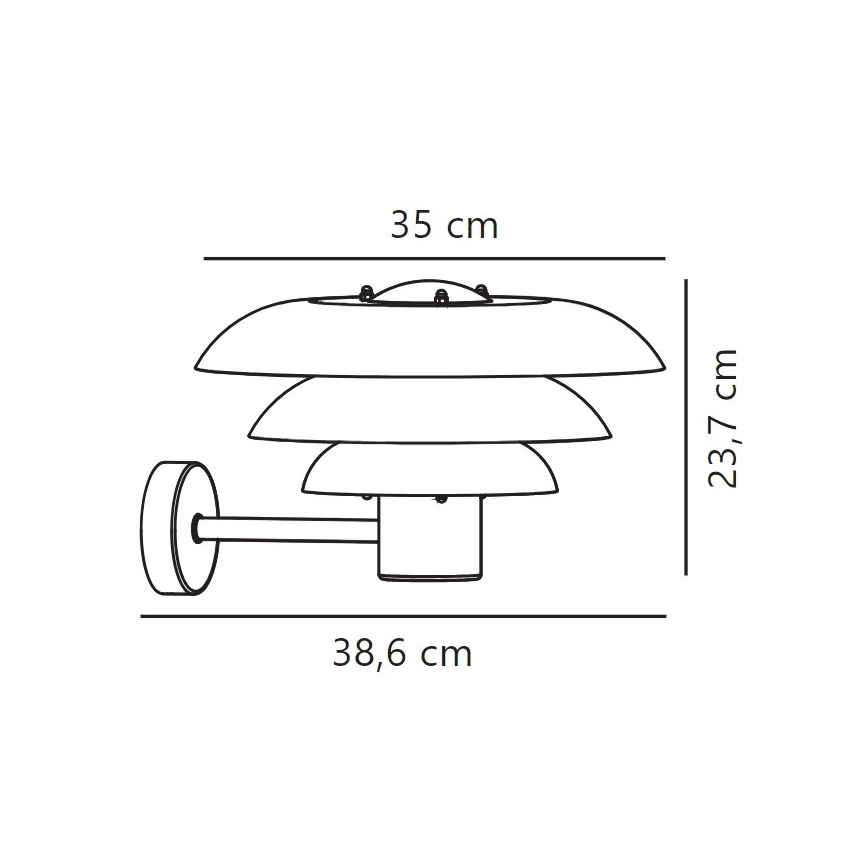 Nordlux - Āra sienas lampa KURNOS 1xE27/20W/230V IP54 bēša
