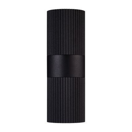 Nordlux - Āra sienas lampa KYKLOP 2xGU10/25W/230V IP54 melna