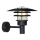 Nordlux - Āra sienas lampa LONSTRUP 1xE27/60W/230V IP44 melna