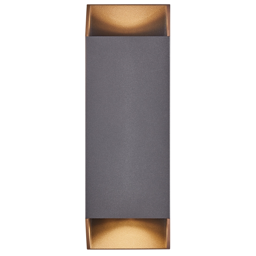 Nordlux - Āra sienas lampa NICO 2xGU10/25W/230V IP54 antracīta