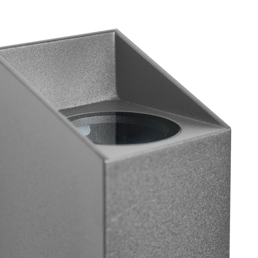Nordlux - Āra sienas lampa NICO 2xGU10/25W/230V IP54 antracīta