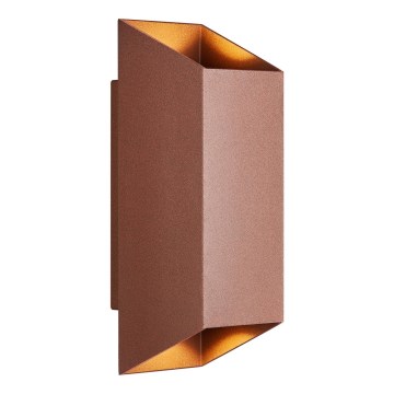 Nordlux - Āra sienas lampa NICO 2xGU10/25W/230V IP54 brūna