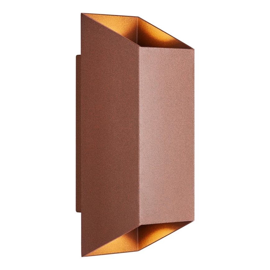 Nordlux - Āra sienas lampa NICO 2xGU10/25W/230V IP54 brūna