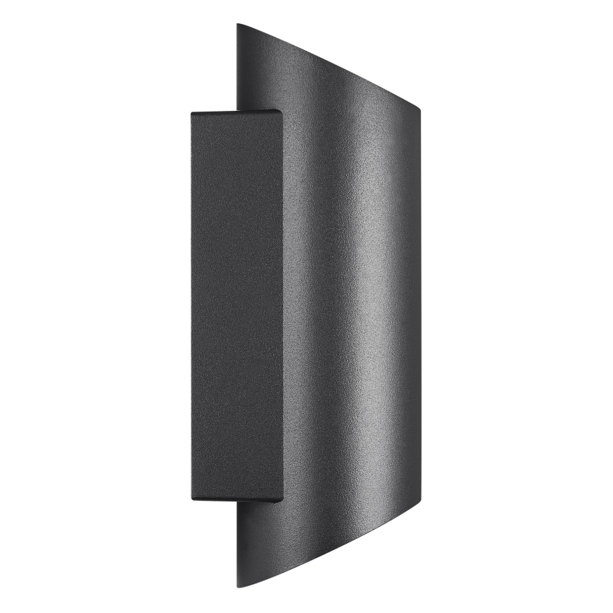 Nordlux - Āra sienas lampa NICO 2xGU10/25W/230V IP54 melna