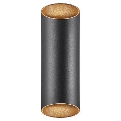 Nordlux - Āra sienas lampa NICO 2xGU10/25W/230V IP54 melna
