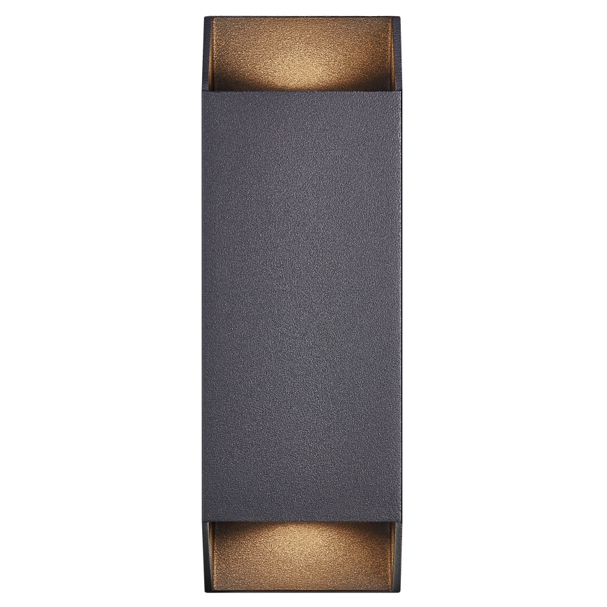 Nordlux - Āra sienas lampa NICO 2xGU10/25W/230V IP54 melna