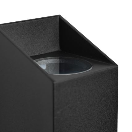 Nordlux - Āra sienas lampa NICO 2xGU10/35W/230V IP54 melna