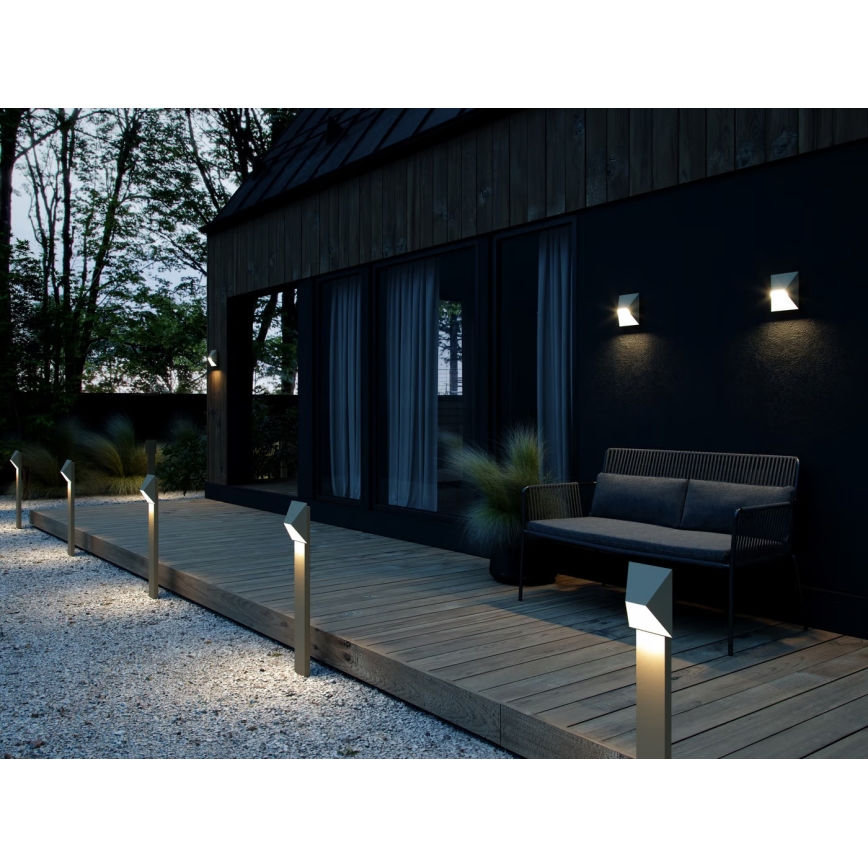 Nordlux - Āra sienas lampa PONTIO 1xGU10/25W/230V krēmkrāsa