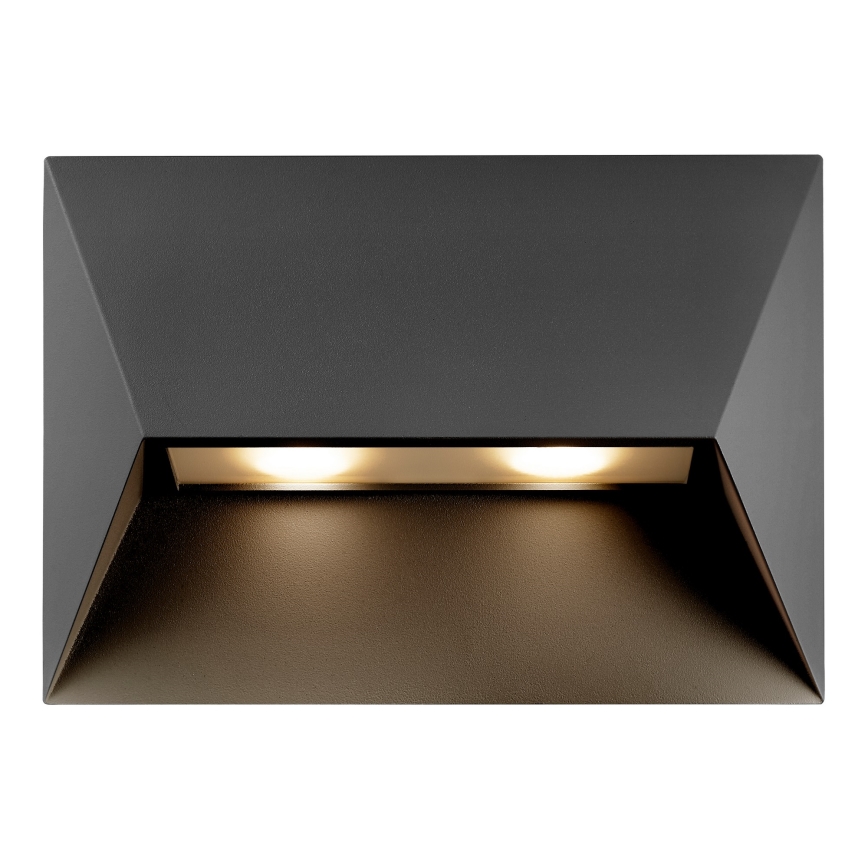 Nordlux - Āra sienas lampa PONTIO 2xGU10/25W/230V IP54