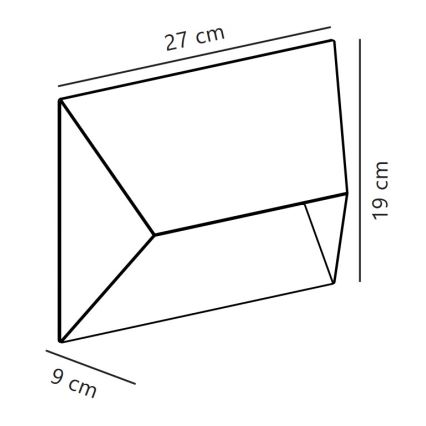 Nordlux - Āra sienas lampa PONTIO 2xGU10/25W/230V IP54