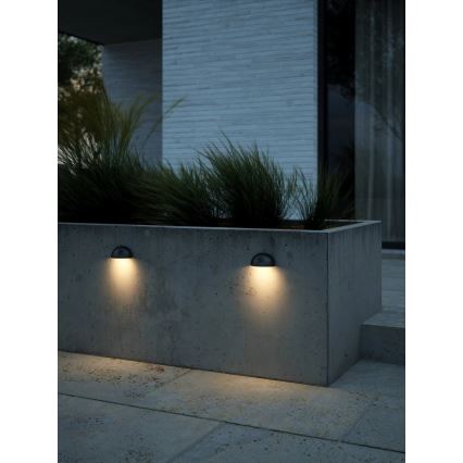 Nordlux - Āra sienas lampa SCORPIUS 1xE14/15W/230V IP44 melna