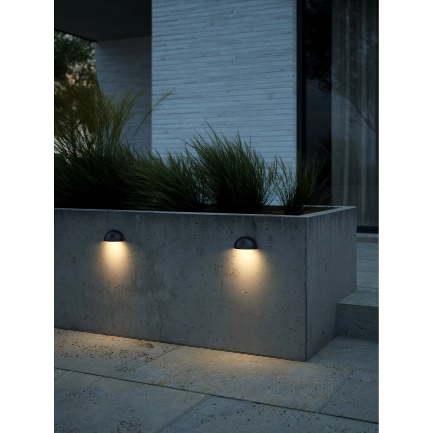 Nordlux - Āra sienas lampa SCORPIUS 1xE14/15W/230V IP44 melna