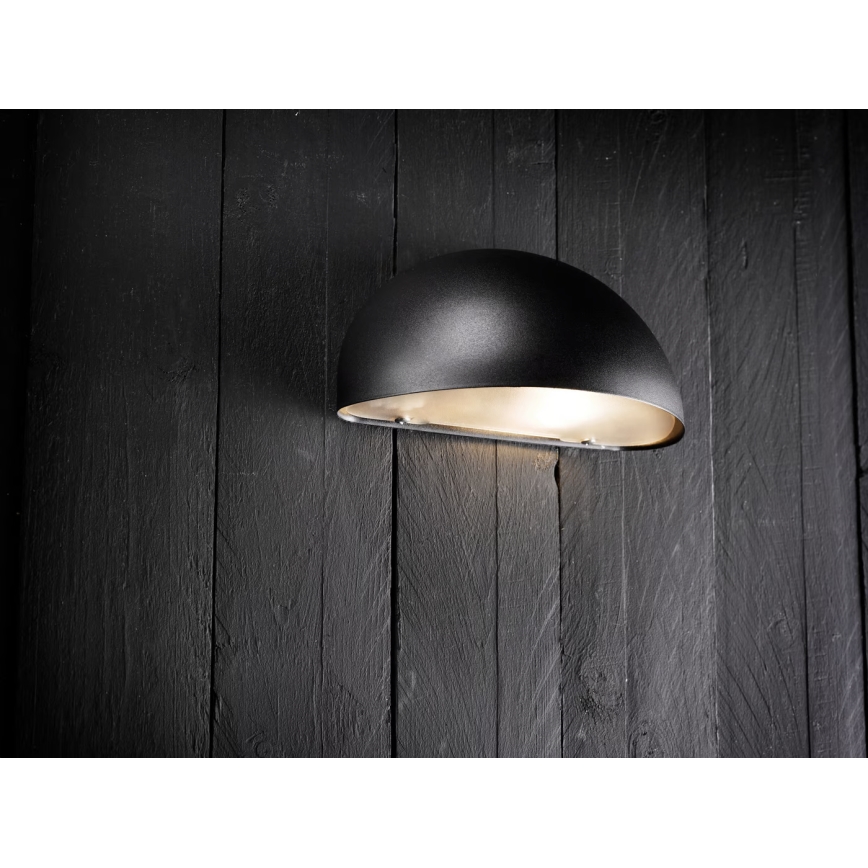 Nordlux - Āra sienas lampa SCORPIUS 1xE14/40W/230V IP33 melna