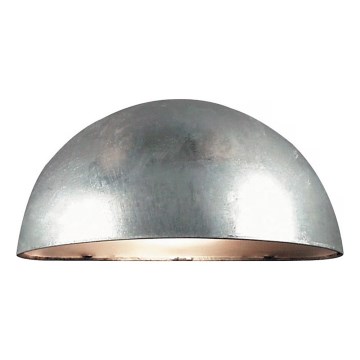 Nordlux - Āra sienas lampa SCORPIUS 1xE14/40W/230V IP33 sudraba