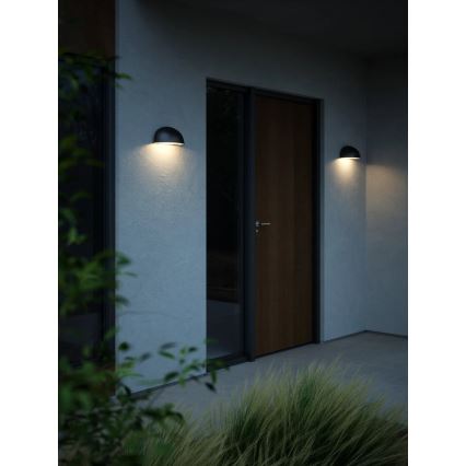 Nordlux - Āra sienas lampa SCORPIUS 1xE27/25W/230V IP44 melna