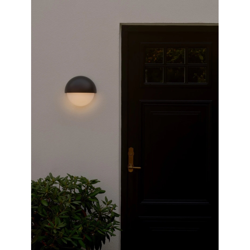 Nordlux - Āra sienas lampa SCORPIUS 1xE27/25W/230V IP44 melna