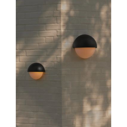 Nordlux - Āra sienas lampa SCORPIUS 1xE27/25W/230V IP44 melna