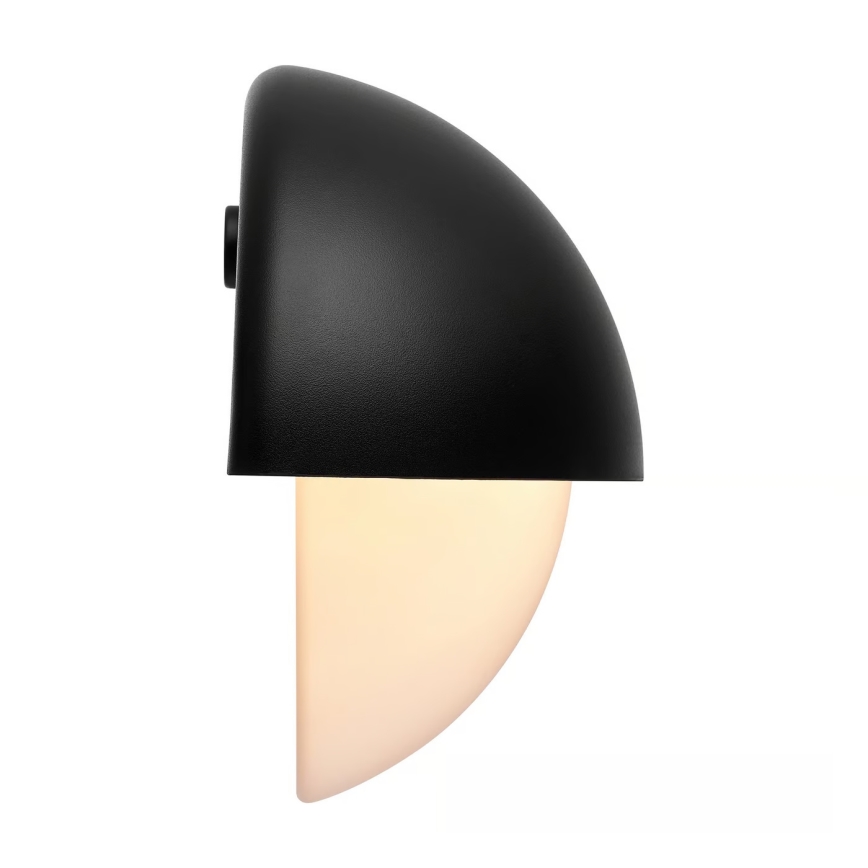 Nordlux - Āra sienas lampa SCORPIUS 1xE27/25W/230V IP44 melna