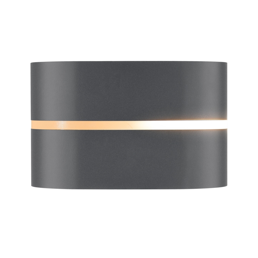 Nordlux - Āra sienas lampa SIBELIS 1xE27/10W/230V IP44 antracīta