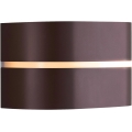Nordlux - Āra sienas lampa SIBELIS 1xE27/10W/230V IP44 brūna
