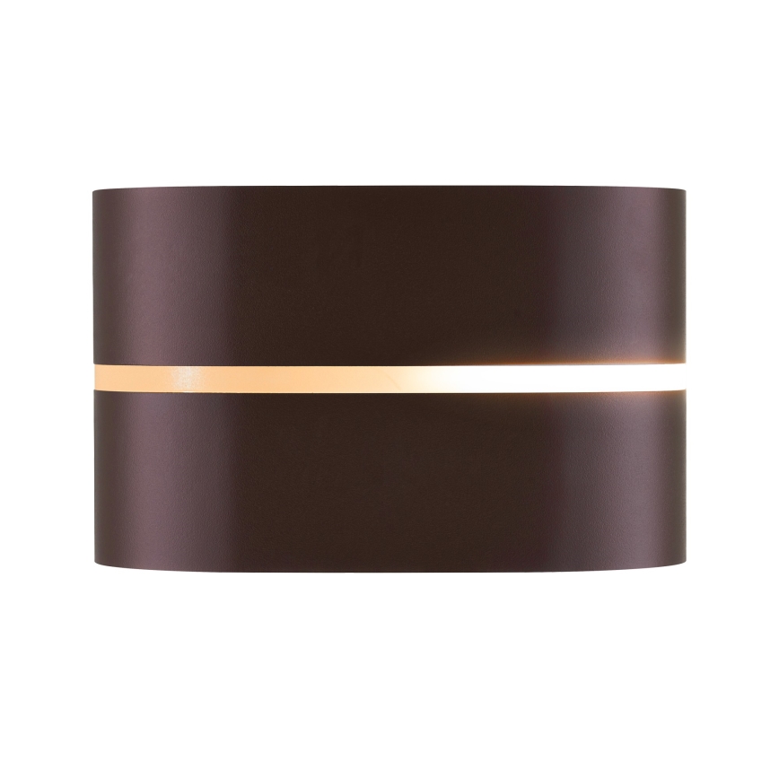 Nordlux - Āra sienas lampa SIBELIS 1xE27/10W/230V IP44 brūna