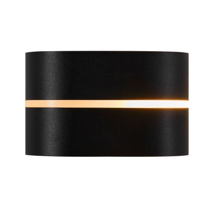 Nordlux - Āra sienas lampa SIBELIS 1xE27/10W/230V IP44 melna