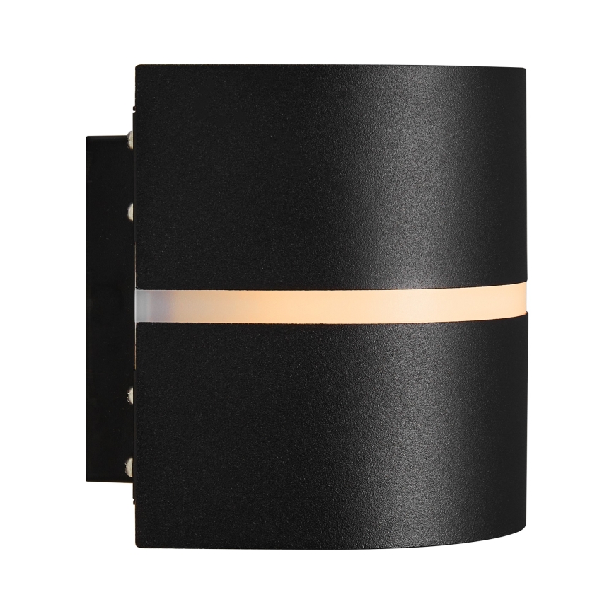 Nordlux - Āra sienas lampa SIBELIS 1xE27/10W/230V IP44 melna