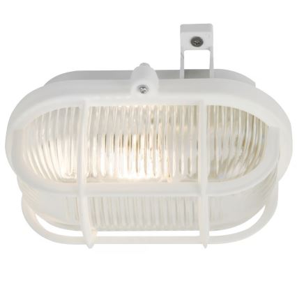 Nordlux - Āra sienas lampa SKOTLAMPE 1xE27/60W/230V IP44 balta