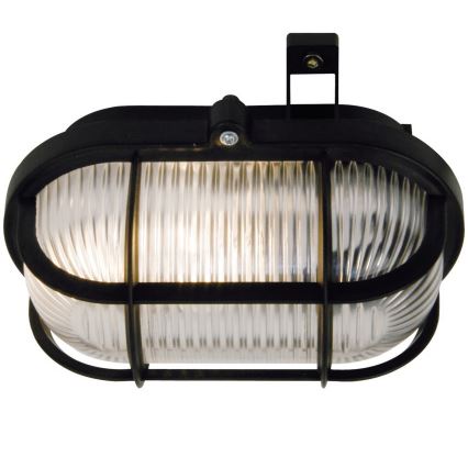 Nordlux - Āra sienas lampa SKOTLAMPE 1xE27/60W/230V IP44 melna