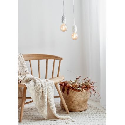Nordlux - Barošanas vads HANG 1xE27/40W/230V balta