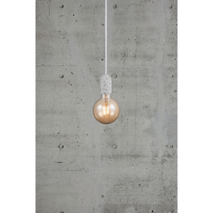 Nordlux - Barošanas vads HANG 1xE27/40W/230V balta