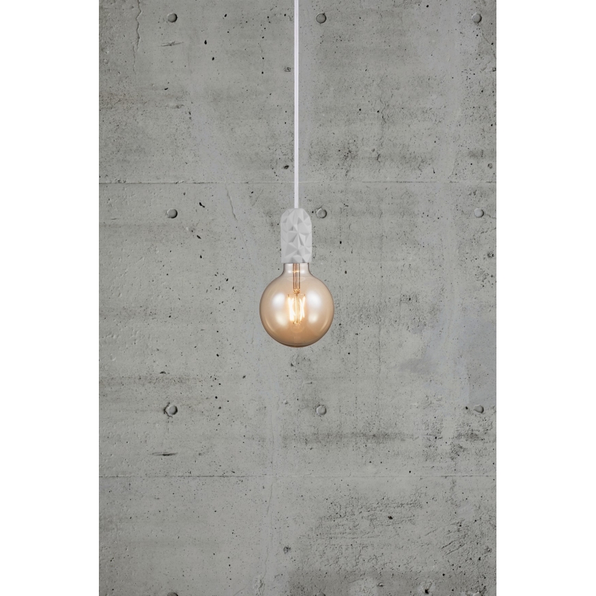 Nordlux - Barošanas vads HANG 1xE27/40W/230V balta