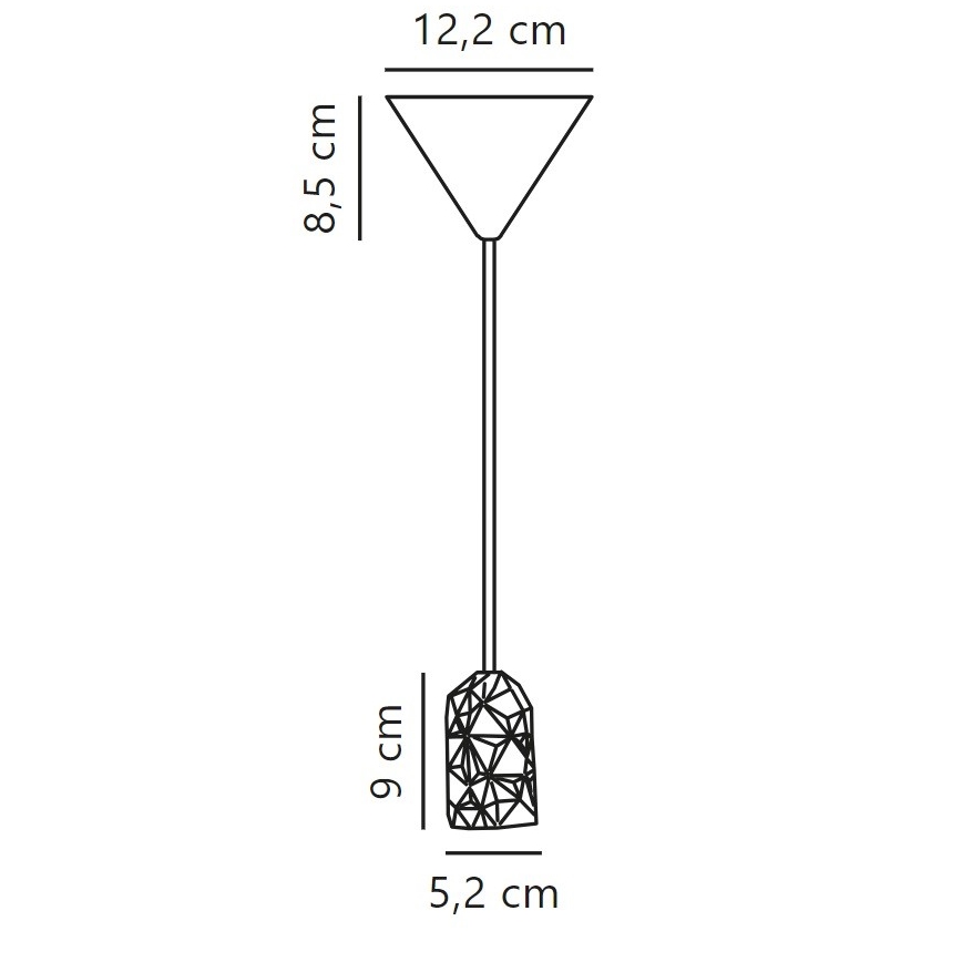Nordlux - Barošanas vads HANG 1xE27/40W/230V balta