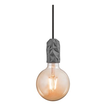 Nordlux - Barošanas vads HANG 1xE27/40W/230V pelēka/melna