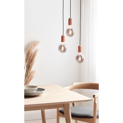 Nordlux - Barošanas vads HANG 1xE27/40W/230V varš/melna