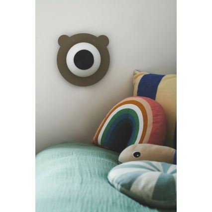 Nordlux - Bērnu sienas lampa BRUNA BEAR 1xE14/25W/230V lācis