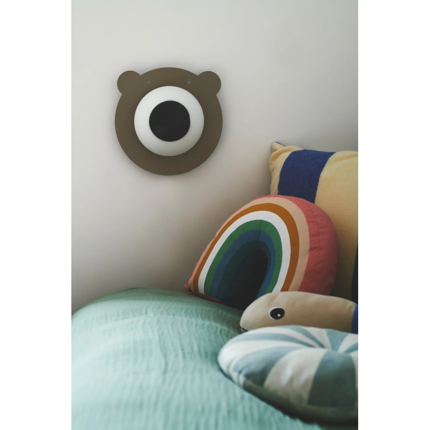Nordlux - Bērnu sienas lampa BRUNA BEAR 1xE14/25W/230V lācis