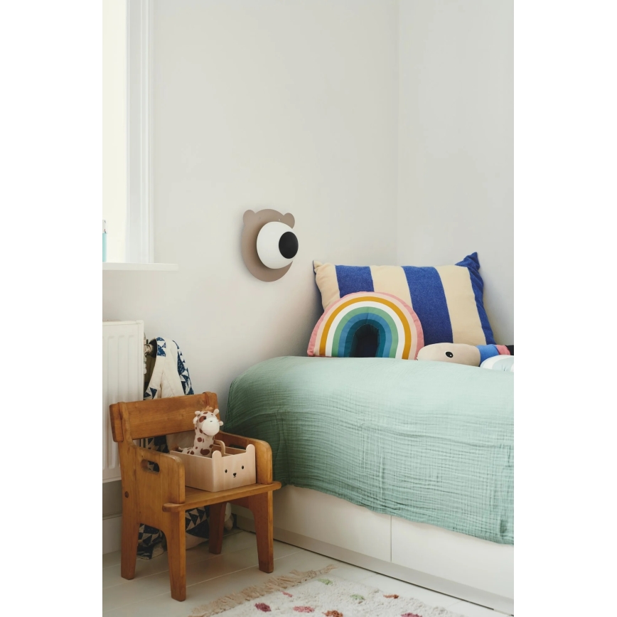 Nordlux - Bērnu sienas lampa BRUNA BEAR 1xE14/25W/230V lācis