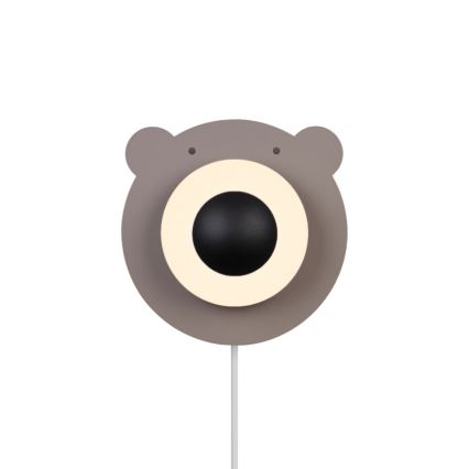 Nordlux - Bērnu sienas lampa BRUNA BEAR 1xE14/25W/230V lācis