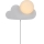 Nordlux - Bērnu sienas lampa SKYKU CLOUD 1xE14/25W/230V mākonis