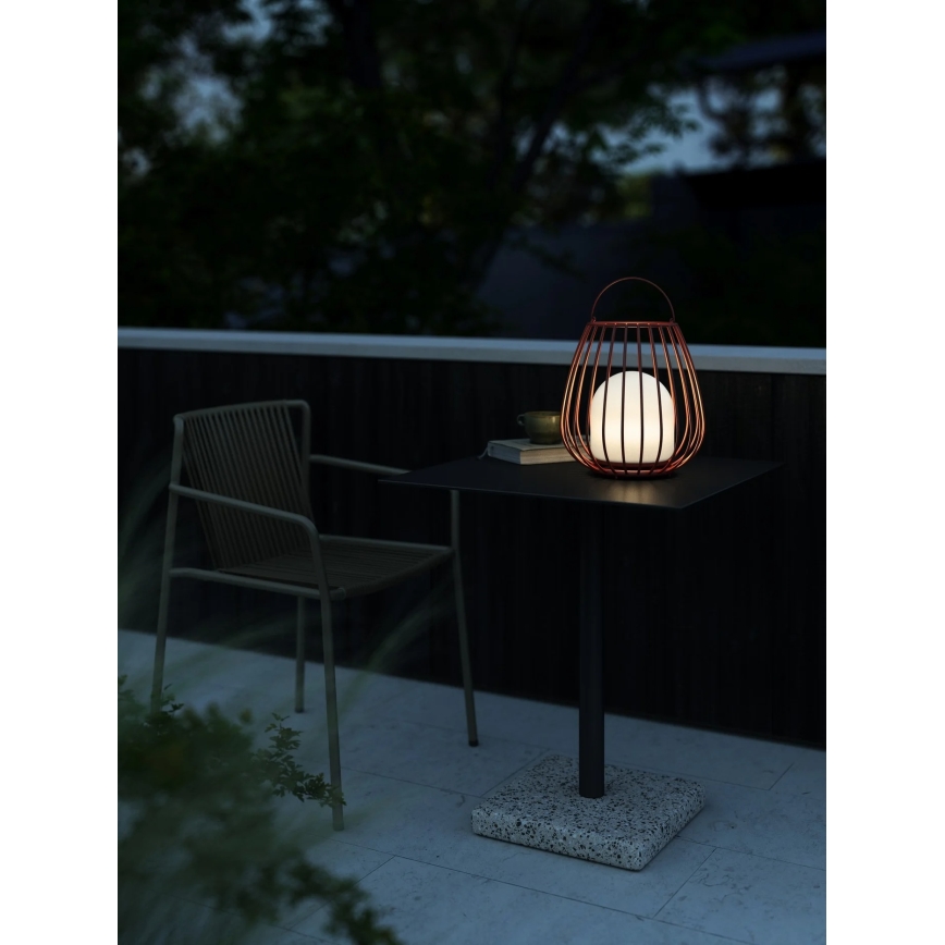 Nordlux - JIM TO-GO pārnēsājams āra LED gaismeklis ar regulējamu spilgtumu LED/3W/3,7V IP54 5000 mAh sarkans