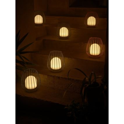 Nordlux - JIM TO-GO pārnēsājams āra LED gaismeklis ar regulējamu spilgtumu LED/3W/3,7V IP54 5000 mAh sarkans