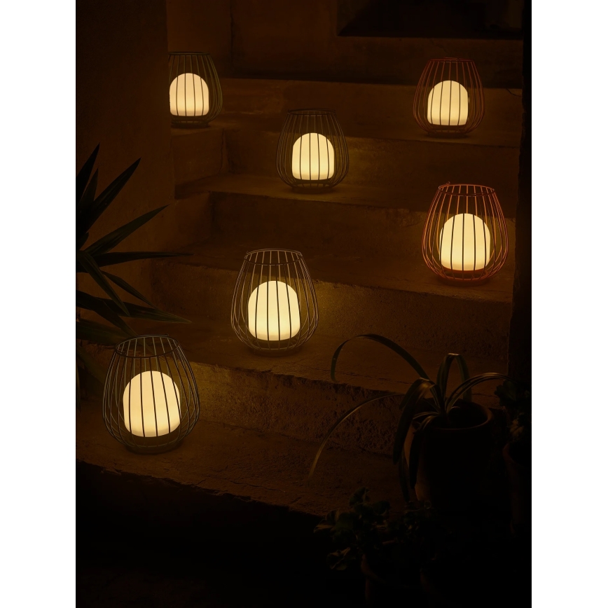Nordlux - JIM TO-GO pārnēsājams āra LED gaismeklis ar regulējamu spilgtumu LED/3W/3,7V IP54 5000 mAh sarkans