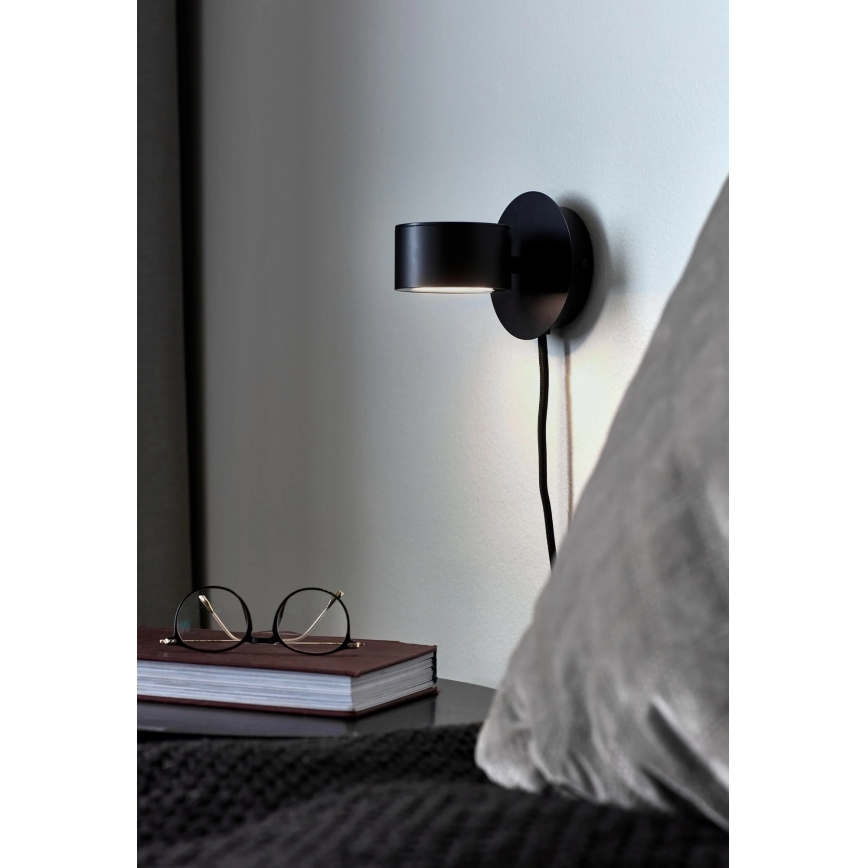 Nordlux - dimmējams LED sienas gaismeklis CLYDE LED/4W/230V
