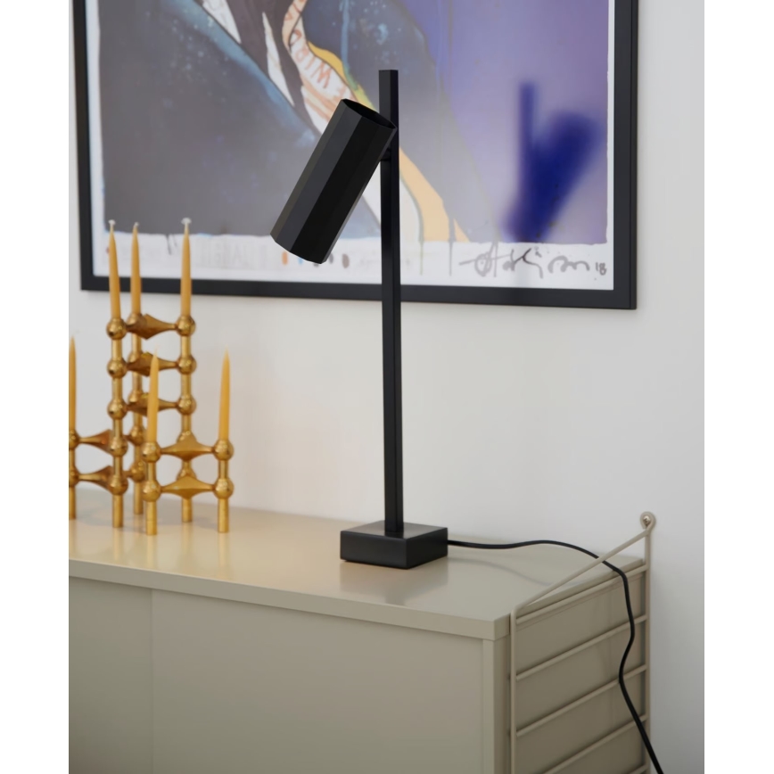Nordlux - Galda lampa ALANIS 1xGU10/15W/230V melna