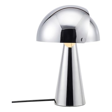 Nordlux - Galda lampa ALIGN 1xE27/25W/230V spīdīgs hroms