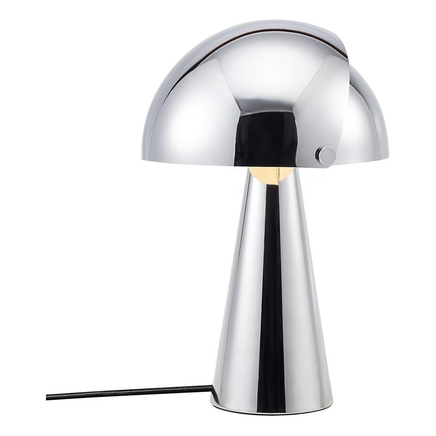 Nordlux - Galda lampa ALIGN 1xE27/25W/230V spīdīgs hroms