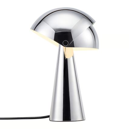 Nordlux - Galda lampa ALIGN 1xE27/25W/230V spīdīgs hroms